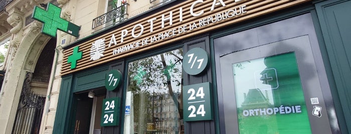 Apothical - Pharmacie de la Place de la République is one of Paris Shopping and Spots.