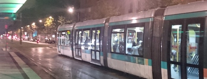 Station Marie de Miribel [T3b] is one of Tramways de Paris.