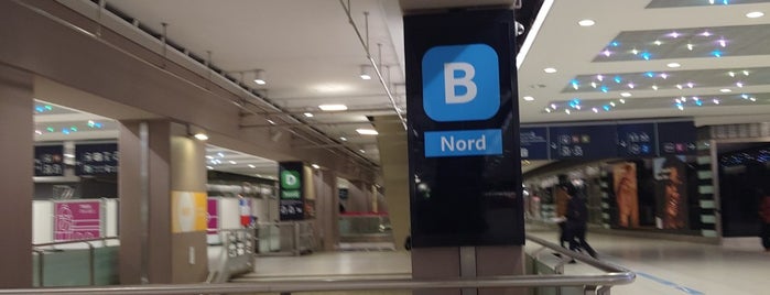 RER Paris Gare du Nord [B, D] is one of Alvaroさんのお気に入りスポット.