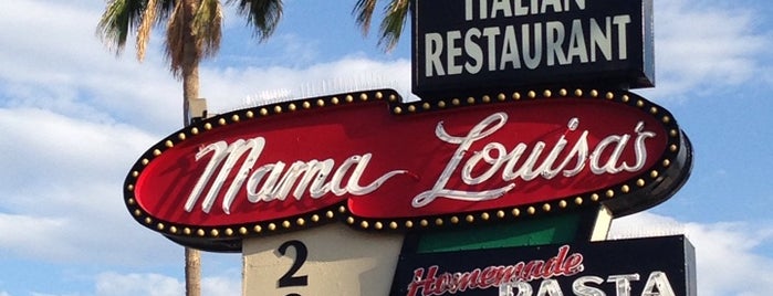 Mama Louisa's Italian Restaurant is one of Ellie’s.