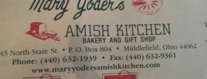 Mary Yoder's Amish Kitchen, Bakery, and Gift Shop is one of Amish Paradise.