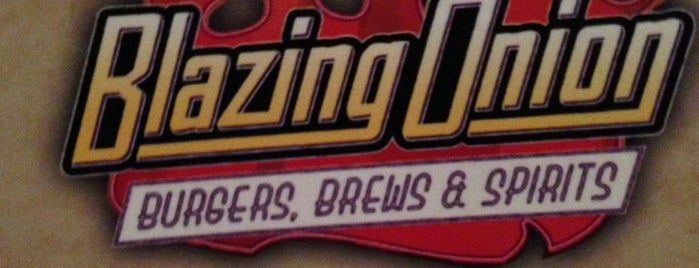 Blazing Onion Burger Company is one of Bars pubs and brews.