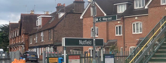 Nutfield Railway Station (NUF) is one of England Rail Stations - Surrey.