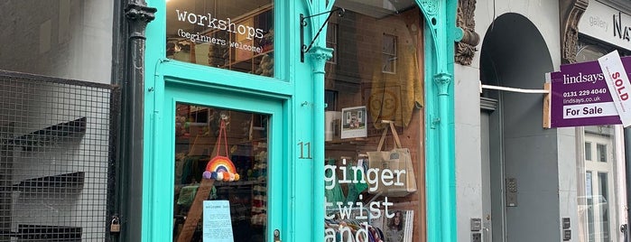Ginger Twist Studio is one of Edinburgh Yarn Fun.