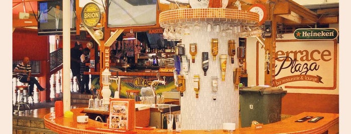 Terrace Plaza is one of Bleki Montana Beer Serbes Korsou.