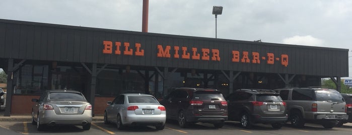 Bill Miller Bar-B-Q is one of Good eats.