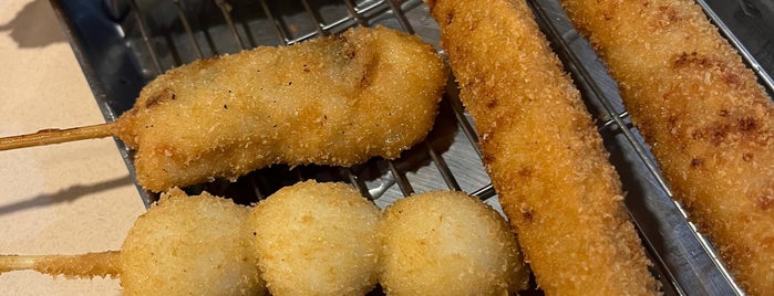 Kushikatsu Tanaka is one of Tokyo Eats.