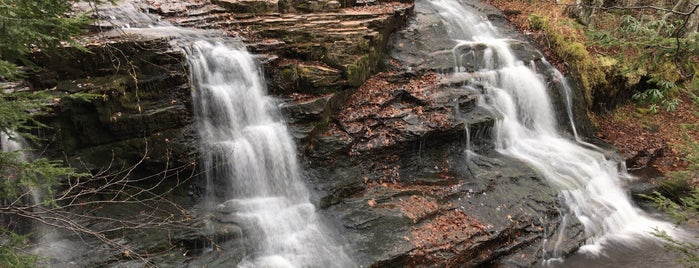 Choke Creek Falls is one of Pocono Mountains.