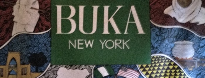 Buka Nigerian Restaurant is one of Black owned NY.