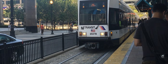 NJT - Exchange Place Light Rail Station is one of stop's along the way.