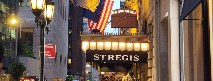The St. Regis New York is one of NYC.
