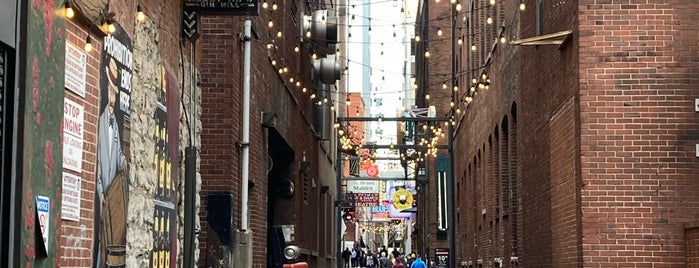 Printer's Alley is one of Nashville.