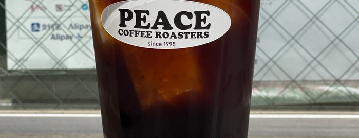 PEACE COFFEE ROASTERS 新川店 is one of free Wi-Fi in 中央区(東京都).