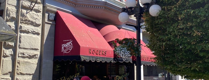 Rogers' Chocolates is one of Victoria Isand.