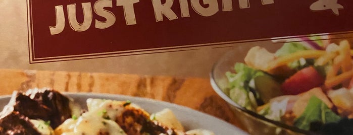 Outback Steakhouse is one of places to try but not alone.