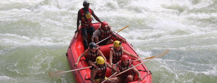 Itanda Falls. The Nile - near Jinja is one of Uganda.