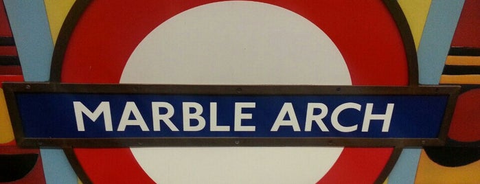 Marble Arch London Underground Station is one of London 2014.