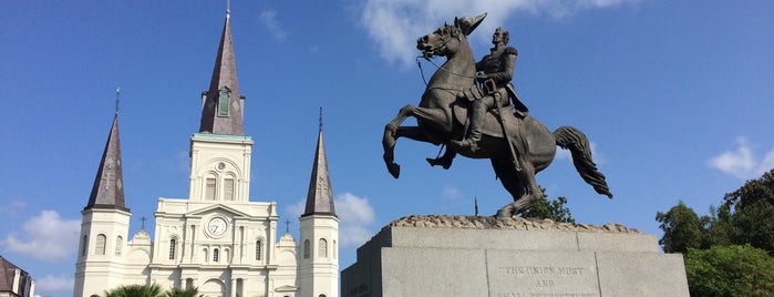 Jackson Square is one of New Orleans.