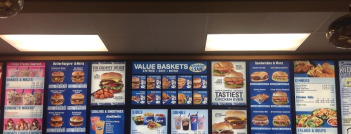 Culver's is one of Hannahさんのお気に入りスポット.