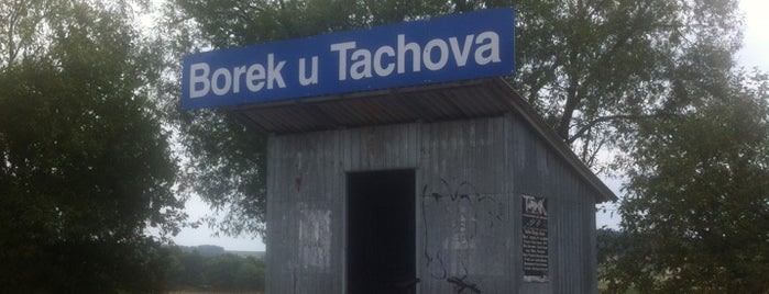 Železniční zastávka Borek u Tachova is one of Železniční stanice ČR: A-C (1/14).