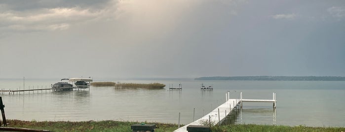 Burt Lake is one of places.