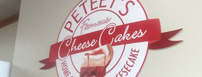 Peteet's Famous Cheesecakes is one of motown suburbia.