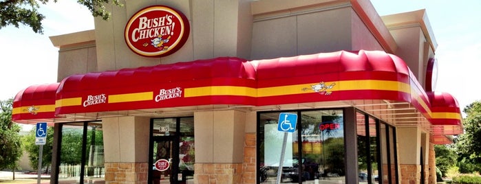 Bush's Chicken is one of Aaron’s Liked Places.