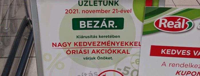 Prémium Reál Élelmiszerüzlet is one of Lurdy Ház.