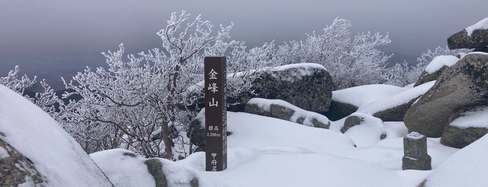 Mt. Kinpu is one of 山梨百名山.