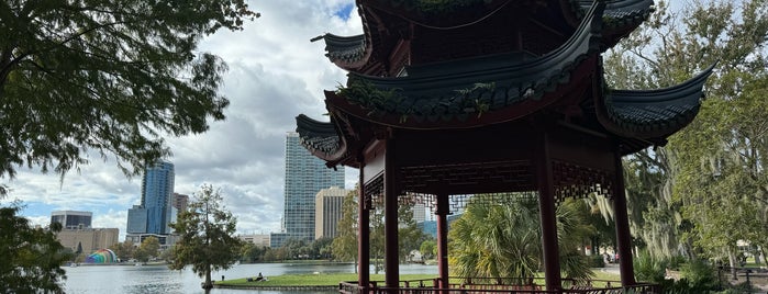 The Pagoda at Lake Eola is one of Orlando.