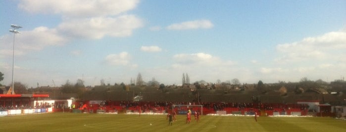 Alfreton Town FC is one of Blue Square Premier Grounds 2012/13.