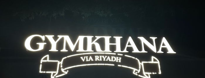 Gymkhana is one of new riyadh.