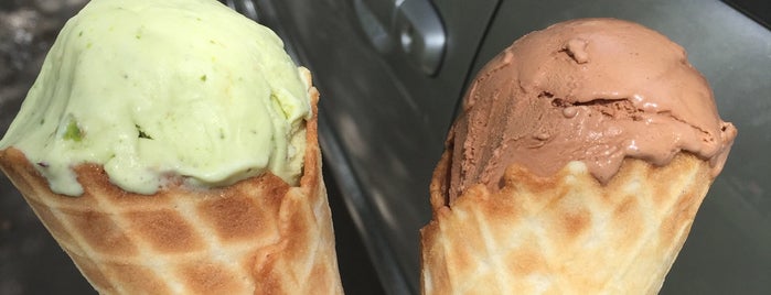 Fresco ice-cream van is one of Bishkek.