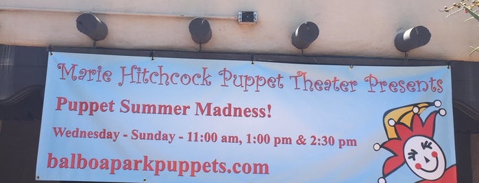 Marie Hitchcock Puppet Theater is one of San Diego - Sights.