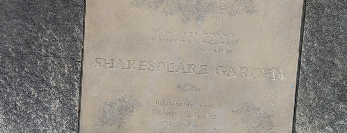 Shakespeare Garden is one of Historic NYC Landmarks.