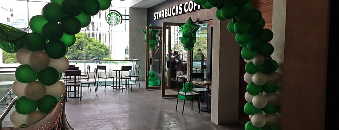 Starbucks is one of The 15 Best Coffee Shops in Mexico City.
