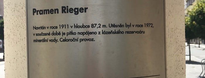Pramen Rieger is one of Česká Republika 2.