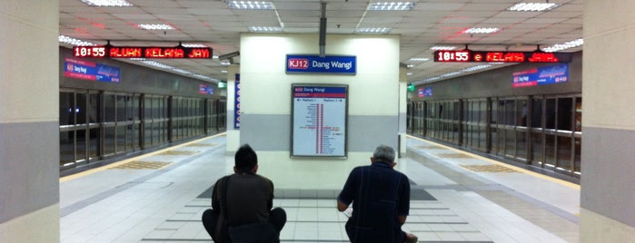 RapidKL Dang Wangi (KJ12) LRT Station is one of My Kuala Lumpur, Malaysia.