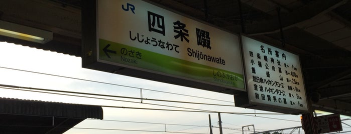 四条畷駅 is one of 京阪神の鉄道駅.