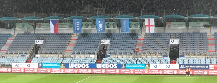 Fotbalový stadion Střelecký ostrov is one of Fotbalové stadiony ČR - 1.liga (2012/2013).