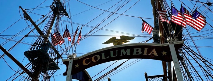 Sailing Ship Columbia is one of Anaheim the theme park's.