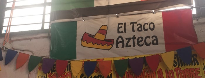 El Taco Azteca is one of picadas pa' comer weno.