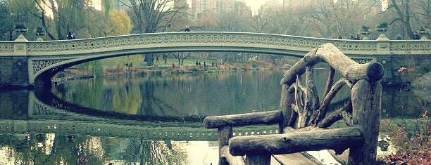 Bow Bridge is one of New York sights.