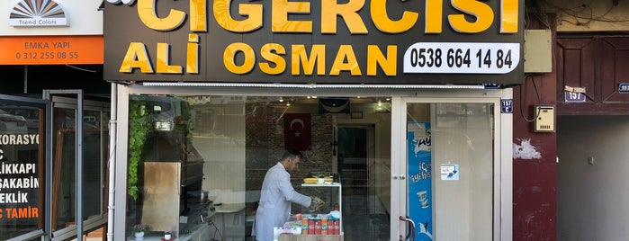Ciğerci Ali Osman is one of สถานที่ที่บันทึกไว้ของ Aydın.