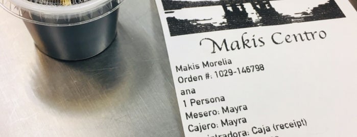 Makis del Centro is one of Comida/café Morelia.
