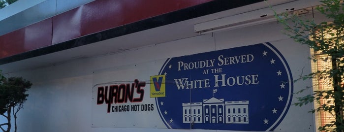 Byron's Hot Dogs is one of common places.