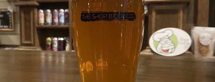 The Shop Beer Co. is one of สถานที่ที่ Aaron ถูกใจ.