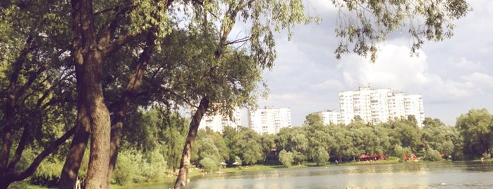 Синє озеро is one of озера Києва.