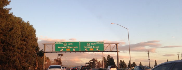 SR-22 / SR-55 Interchange is one of Los Angeles area highways and crossings.