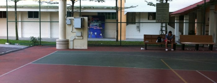 Sheltered Basketball Court is one of Favourite.